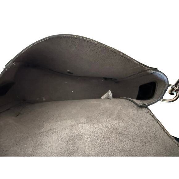 Claudia Canova Faux Leather Black Crossbody Bag with Adjustable Strap - Picture 6 of 9